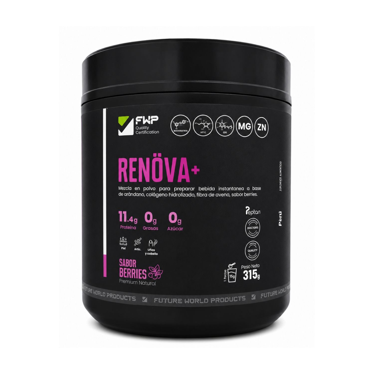 Colageno Hidrolizado Berries 315g Renova
